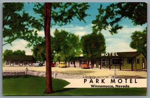 Postcard Winnemucca NV c1930s Park Motel US Hwy 40 and 95 Roadside - Picture 1 of 2