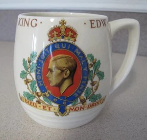 Edward VIII Krönung des Königs Tasse Mai 1937 Vintage Royal Made England - Bild 1 von 5