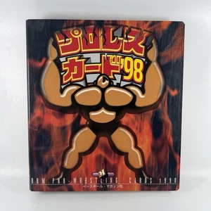 Carpeta de tarjetas japonesa oficial BBM Pro Wrestling 1998 - Imagen 1 de 2