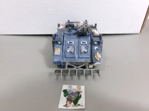=Warhammer 40k SPACE WOLVES Rhino Rogue Trader Tank Primed Check Photos 147 * - Picture 1 of 6