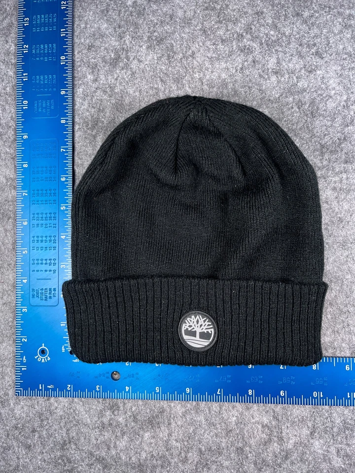 Timberland Gorro Toque Adulto Talla Única Negro Tejido 100% Acrílico Esquí Caminata Campamento Foto 1 de 4