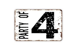 Custom Family Number Metal or Vinyl Sign | Rustic Decor - Picture 1 of 8