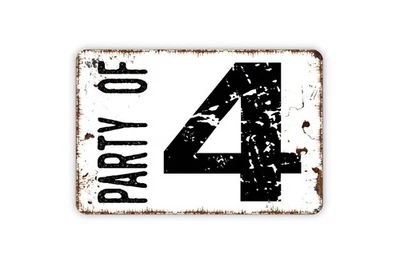 Custom Family Number Metal or Vinyl Sign | Rustic Decor - Image 1 of 4