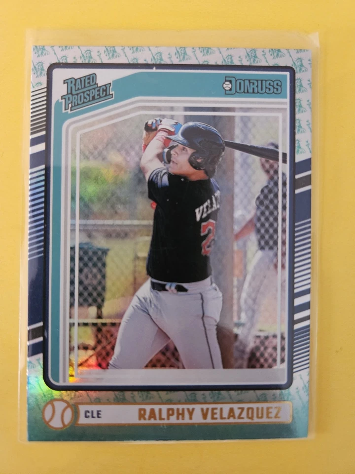 2024 Donruss Liberty #108 Ralphy Velazquez - Cleveland Guardians - Image 1 of 1