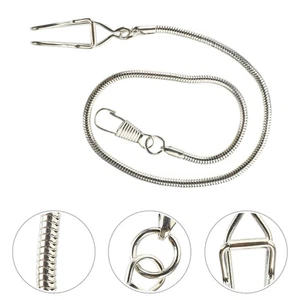 Caballeros Reloj Bolsillo y Soporte de Cadena Hombre Hebilla Clip Cadenas para - Imagen 1 de 12