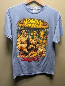 Vintage 90s Hulk Hogan light blue color reprint unisex shirt AN54205 - Picture 1 of 2
