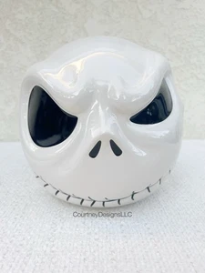 Rare Disney The Nightmare Before Christmas Jack Skellington Head Cookie Jar - Picture 1 of 8