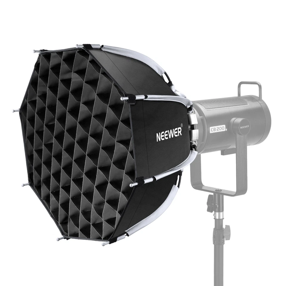 NEEWER NS21PD 18" Octa Softbox - Montaje Bowens con rejilla y difusor Foto 1 de 4