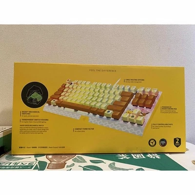 Razer BlackWidow V3 TKL Pokémon Edition Yellow Mechanical Keyboard Unopene - Image 1 of 4