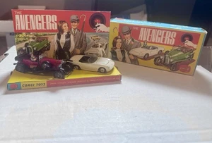 vintage 1966 CORGI diecast THE AVENGERS gift set STEED & MRS PEEL Bentley Lotus - Picture 1 of 3