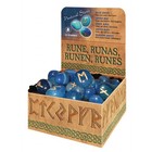 Blaues Onyx Rune-Set Mit Beutel Und Anleitung Lo scarabeo Orakelsteine