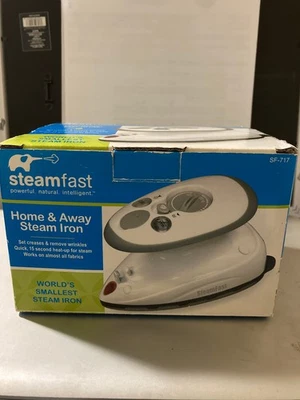 Steamfast Travel Size Mini Steam Iron Model SF-717 Durable Non Stick - Image 1 of 4