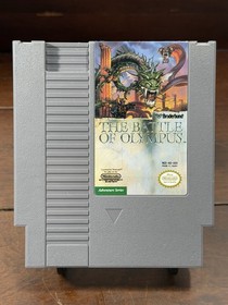 Cartucho de juego The Battle Of Olympus NES probado Nintendo 1991