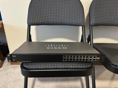 Cisco SG300-20 20-Port Gigabit Managed Switch SRW2016-K9 - Image 1 of 4