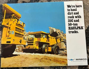 Camion Wabco 35C Haulpak per depliant 1973 DCPA25 - Foto 1 di 1