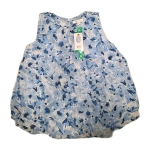 Top donna senza maniche girocollo Cristina B, Chambray/Blu, taglia XL - Foto 1 di 3