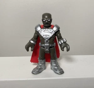 Imaginext Steel Superman Mini Actionfigur DC Comics Fisher Price - Bild 1 von 4