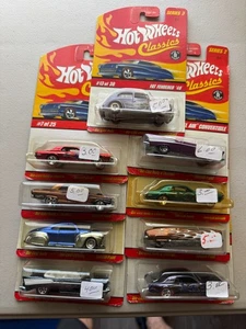 Hot Wheels Lot 9x Classics Assorted Mixed Cars N73. - Picture 1 of 1
