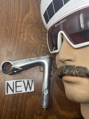 Cinelli de colección NOS con zapata en negro XA plata pluma vástago 110 mm Foto 1 de 4