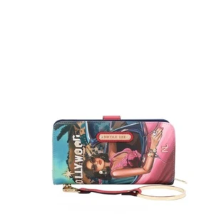 NICOLE LEE PORTAFOGLIO PORTAFOGLIO BIFOLD WALLET WRISTLET - Foto 1 di 2