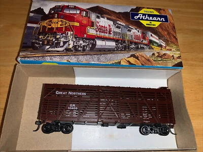 Athearn HO Scale Great Northern GN 40’ Stock Car Rd#55405 Kadee’s - Image 1 of 4