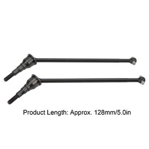 2Pcs RC Car Steel Front Rear CVD Drive Shaft For Losi 1/10 Lasernut U4 - Picture 1 of 23