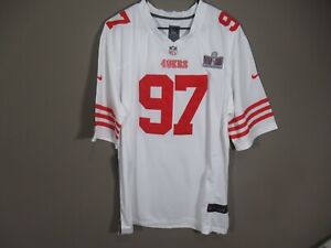 Nick Bosa San Francisco 49ers 2024 Super Bowl LVIII 58 Game Jersey White SZ 3XL