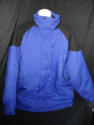 Maxam Mountain 75% Goose Down Filled Blue/Black Snow Winter Coat Men's Sz. 3XL Foto 1 de 4