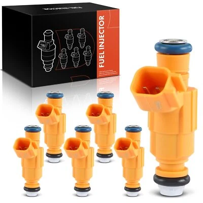 Inyector de combustible nuevo 6 piezas para Saab 9-3 2006 2007 2008 2009 V6 2,8 L 2 hojas 12581682 Foto 1 de 4