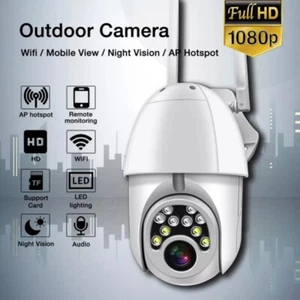 Wireless Security Camera System Outdoor Home Wifi Night Vision Cam 1080P HD - Picture 1 of 11