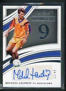 2022-23 MICHAEL LAUDRUP 12/49 AUTO PANINI IMMACULATE COLLECTION NUMBERS