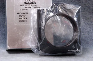 SAMIGON 76MM X 76MM TECHNICAL FILTER HOLDER F/ UP TO 62MM THREADS - NOS, NIB - Picture 1 of 1