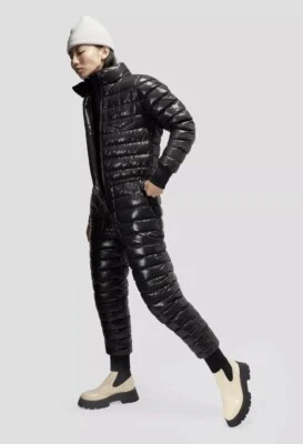 LUXTON Woman’s Snow Ski Jumpsuit Size Small black Puffer - Image 1 of 4