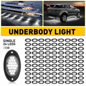 100pcs White Body Underglow LED Rock Light Kit For Jeep ATV UTV Truck Motorcycle - Picture 1 of 11
