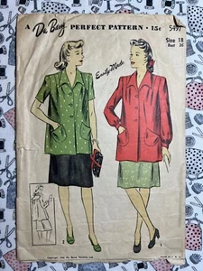 DuBarry Sewing Pattern 5497 Misses & Womens Smock Size 18 Bust 36 Cut - Picture 1 of 3