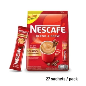 Nescafé "Rich Aroma" Blend & Brew café instantáneo 3 en 1 (27 sobres / paquete) - Imagen 1 de 10