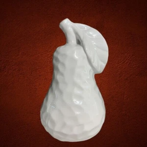 Keramik dekorative weiße Birne Figur 10 Zoll - Bild 1 von 8