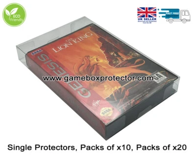 Sega Genesis (with tab) (PAL) Game Box Protector Display Cases — 第 1/4 张图片