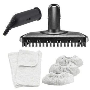 Kit de tela con boquillas de cepillo para paños limpiadores a vapor serie KARCHER SC5 (no EasyFix) - Imagen 1 de 11