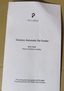 Petlibro Alimentatore Automatico per Animali Domestici 6L Vassoio Singolo per Alimenti Bianco PLAF002 - Foto 1 di 4
