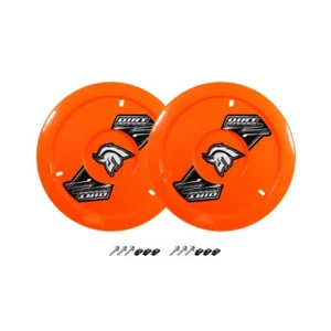 Dirt Defender 10060-2 Neon Orange Wheel Cover for Modifieds Late Models 2 Pack - Foto 1 di 1
