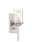 NEW Designers Fountain 93301-BN Jedrek Wall Sconce Brushed Nickel. Free Shipping