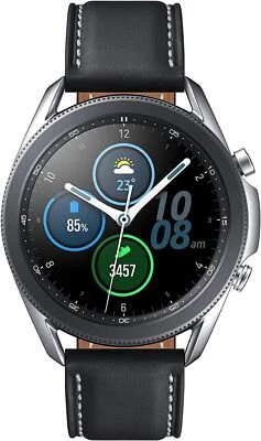 Samsung Galaxy Watch3 SM-R850 41mm Mystic Silver Stainless Steel BLK - Image 1 of 3