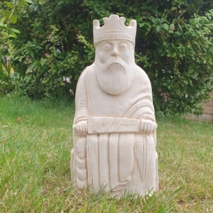 Large Cast Stone Lewis King (Long Beard) - Picture 1 of 6