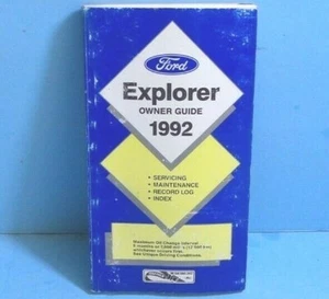 Ford Explorer 92 1992 manual de dueños - Imagen 1 de 1