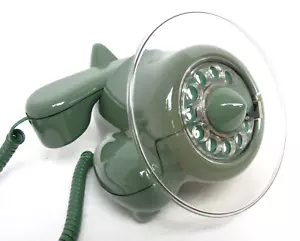 Moss Green Alexander Graham Plane Telephone - Full Restoration - Foto 1 di 4