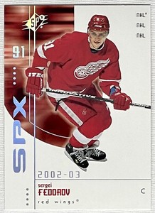 🏒 2002-03 SPx ! Sergei Fedorov