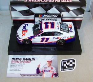 1:24 ACTION 2020 #11 FEDEX OFFICE DOVER RACE WINNER DENNY HAMLIN 1/504 DIN #30 - Picture 1 of 7