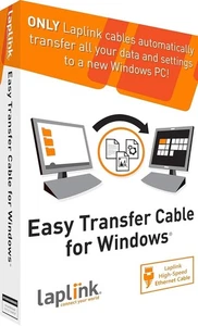 Laplink Easy Transfer Cable for Windows, Includes Pcmover Express Software and E - Picture 1 of 11