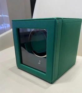 WOLF Cub Single Watch Winder with Cover in Tutti Frutti Green Color, 461143 - Picture 1 of 5